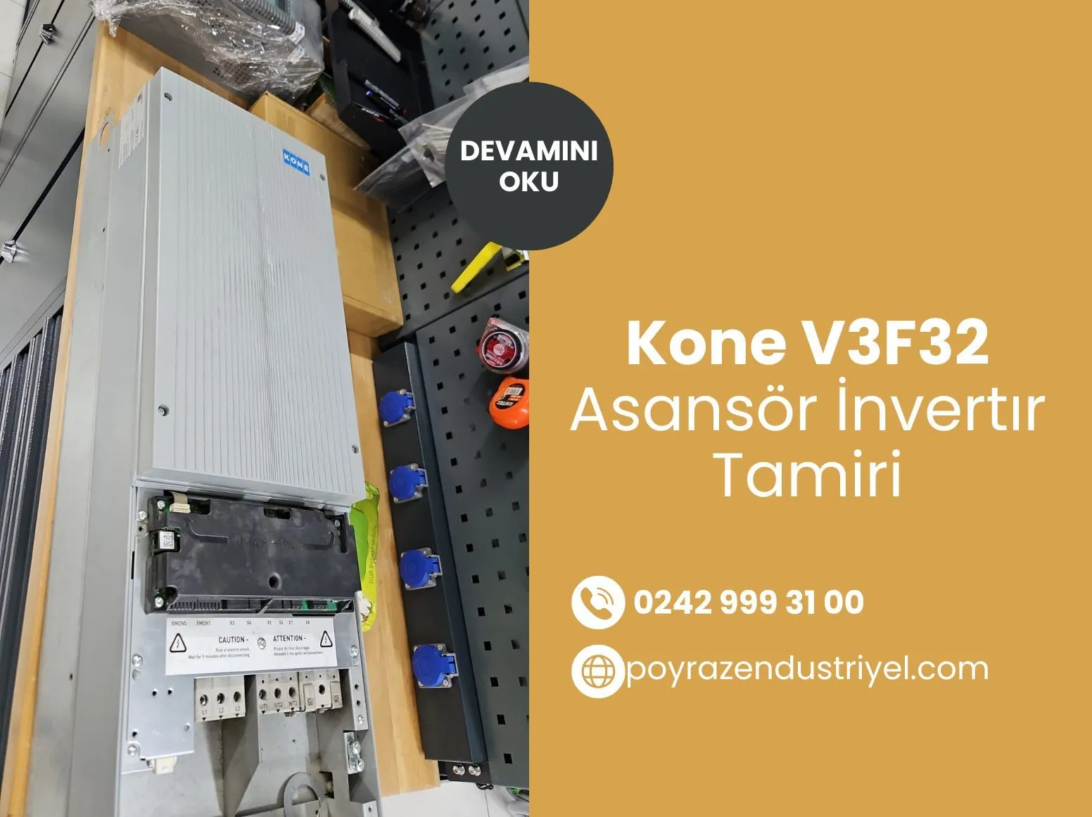 Kone V3f32 Asansör İnvertır Tamiri